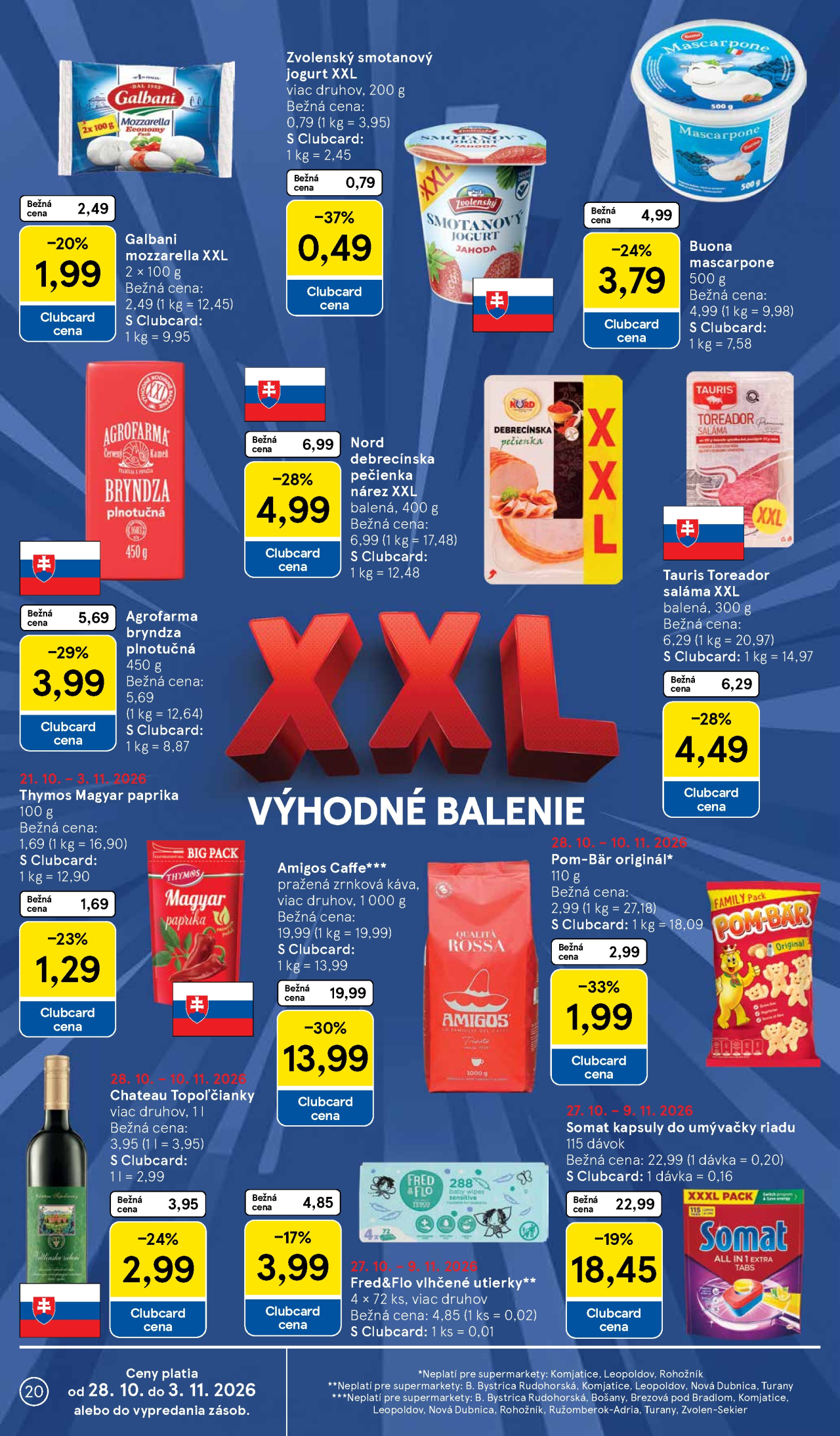 Tesco leták - Supermarket