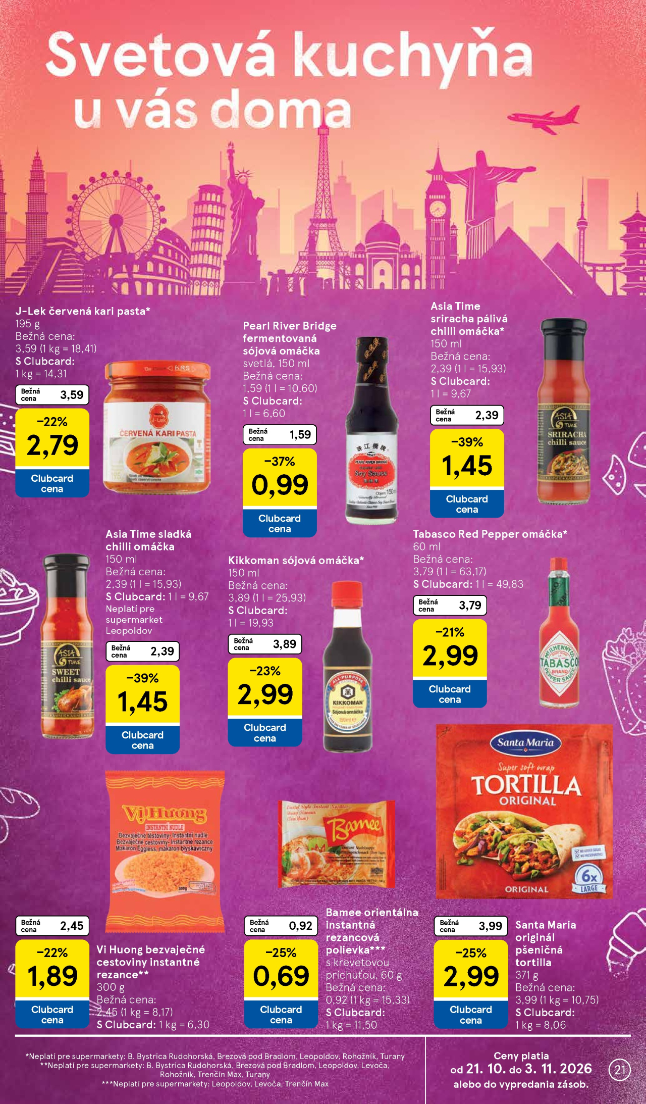 Tesco leták - Supermarket