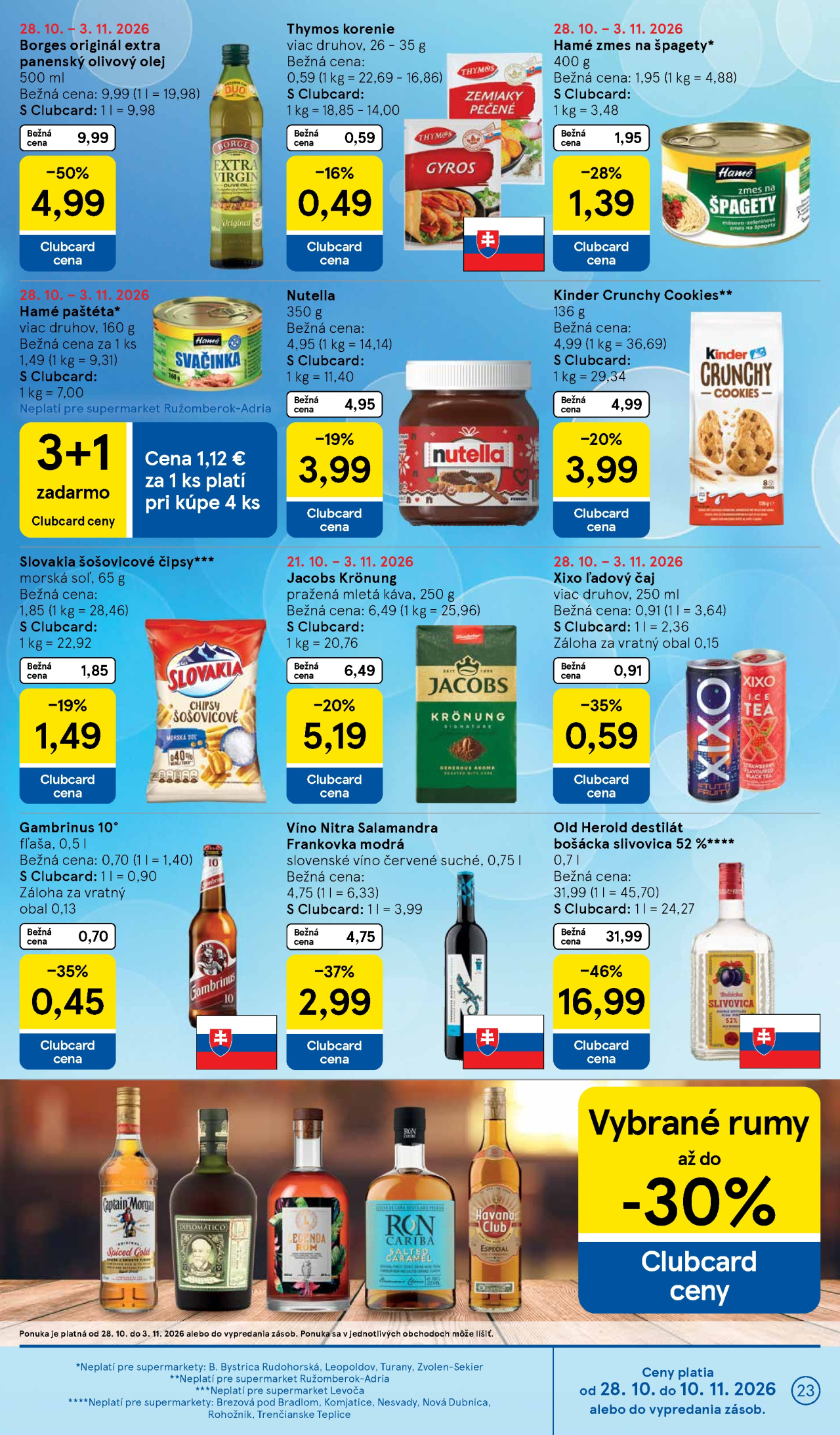 Tesco leták - Supermarket