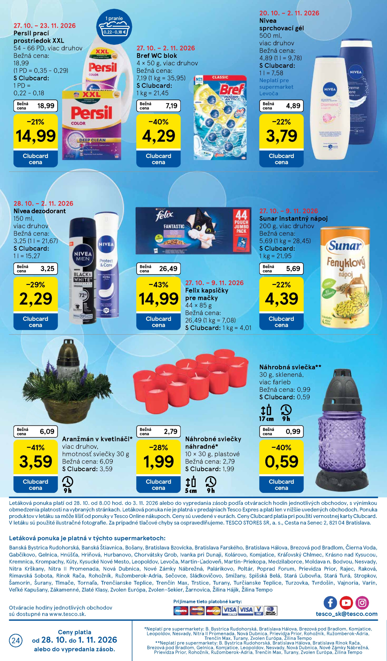 Tesco leták - Supermarket