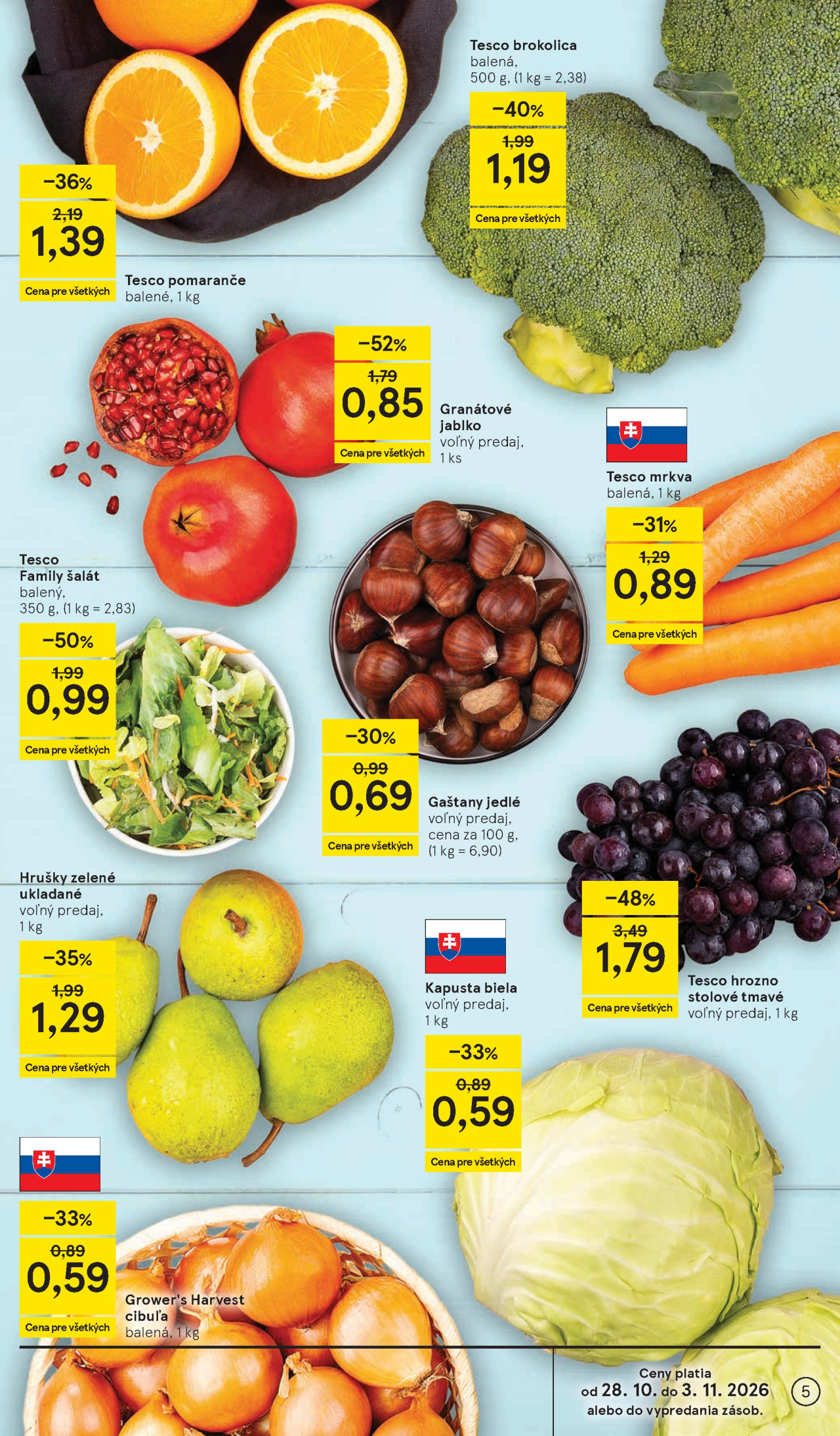 Tesco leták - Supermarket