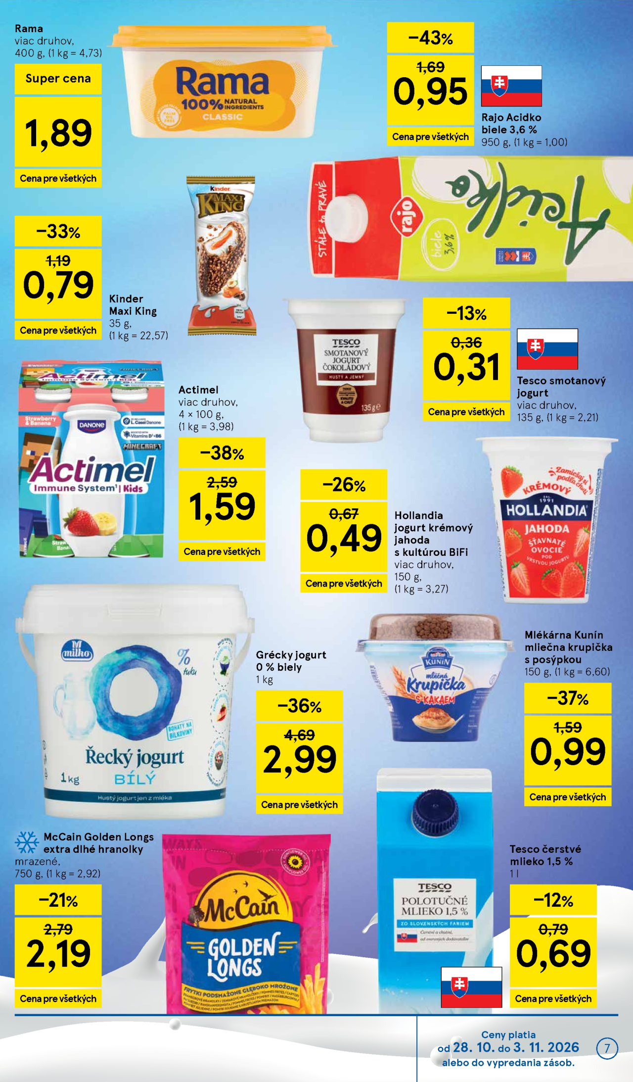 Tesco leták - Supermarket