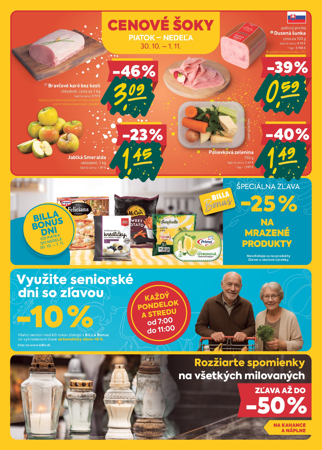Billa hlavný leták