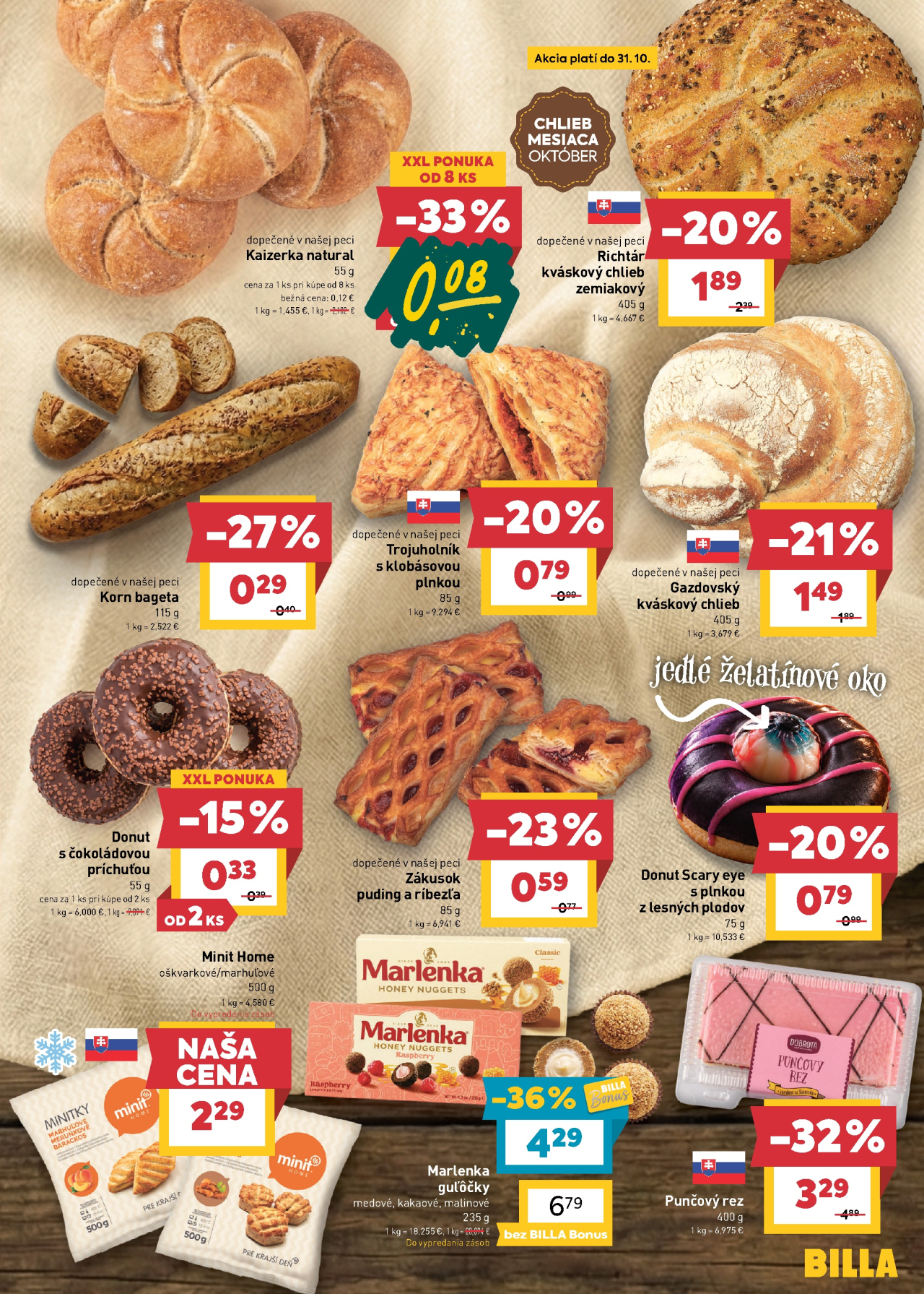Billa hlavný leták
