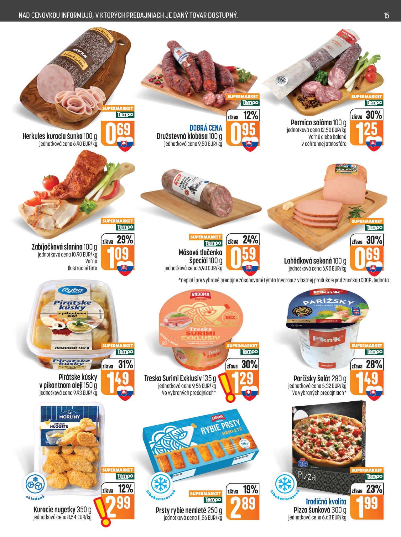 Coop Jednota noviny - Potraviny