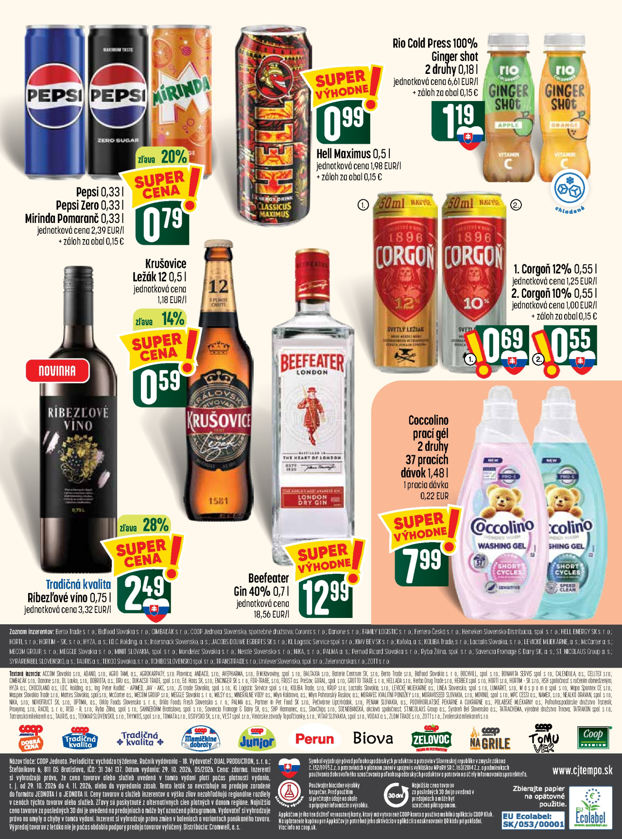 Coop Jednota noviny - Tempo