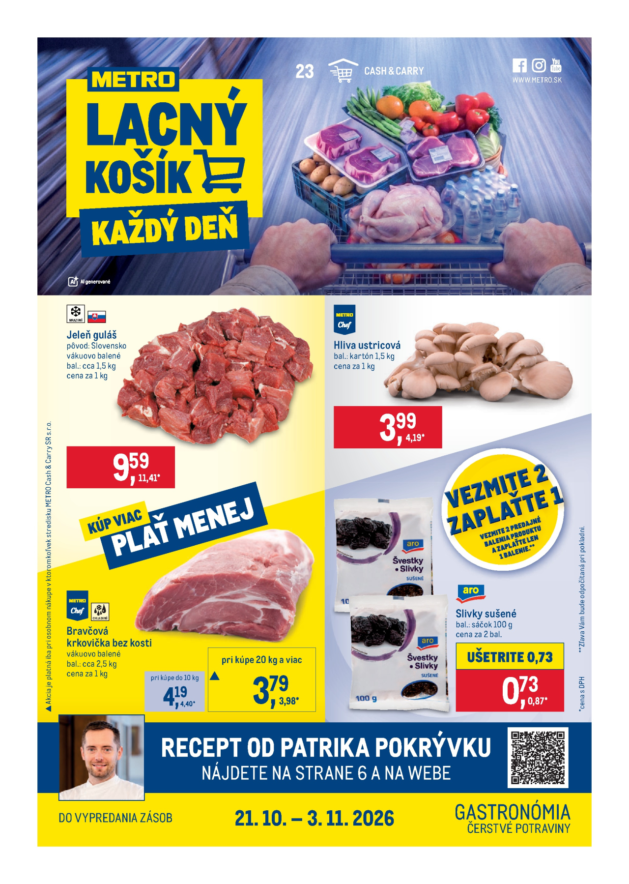 Metro leták - Gastronómia