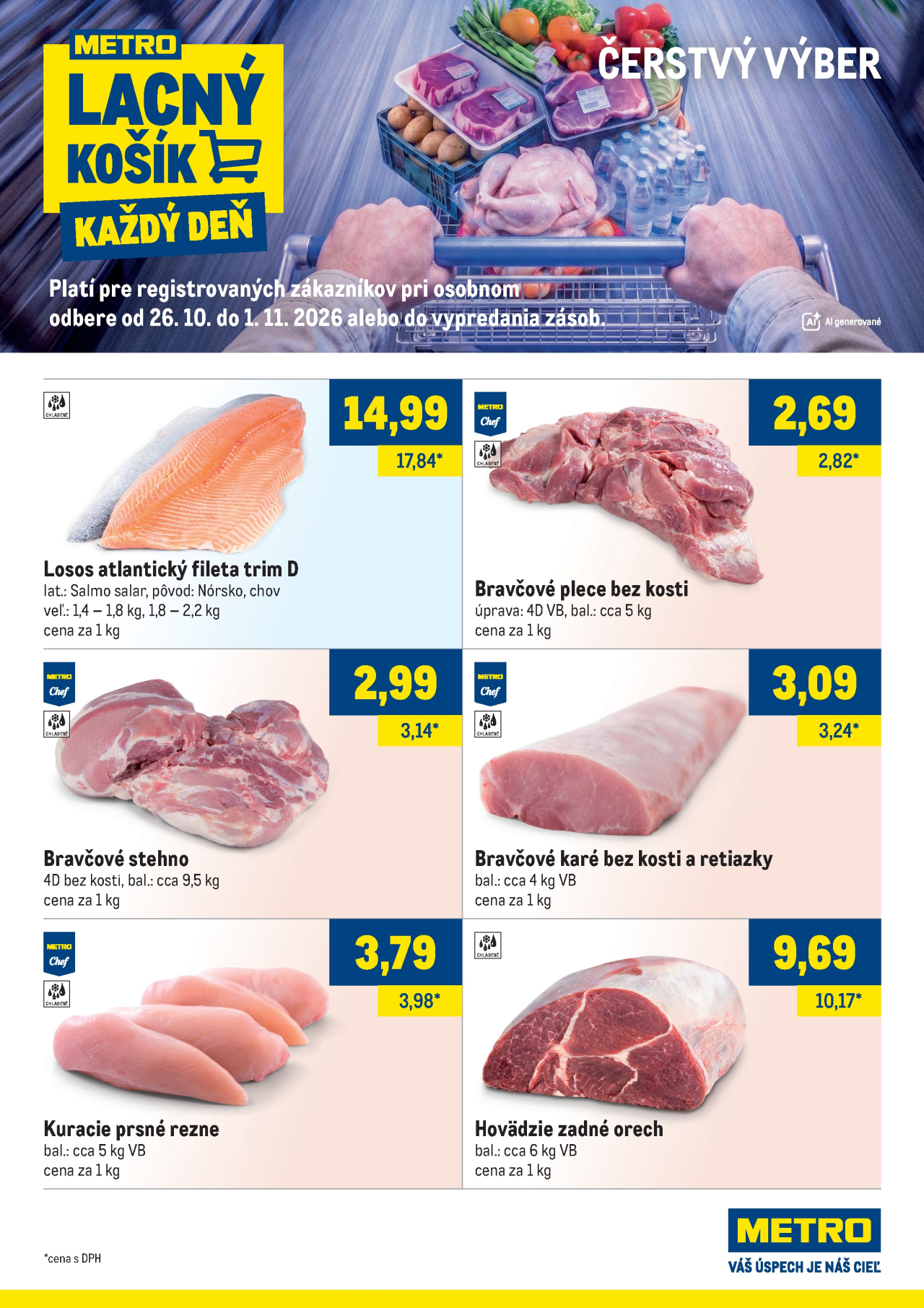 Metro leták - Čerstvý výber