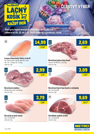 Metro leták - Čerstvý výber