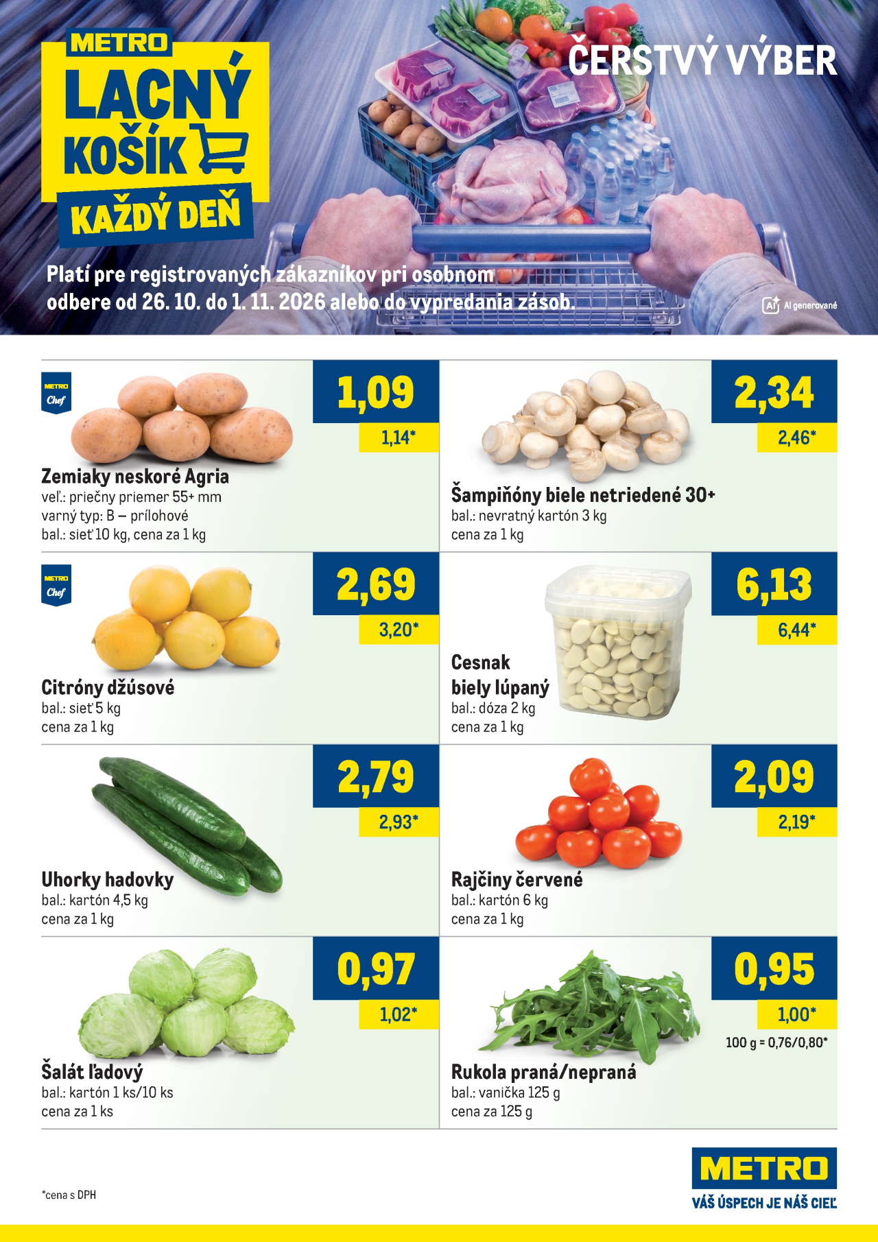 Metro leták - Čerstvý výber