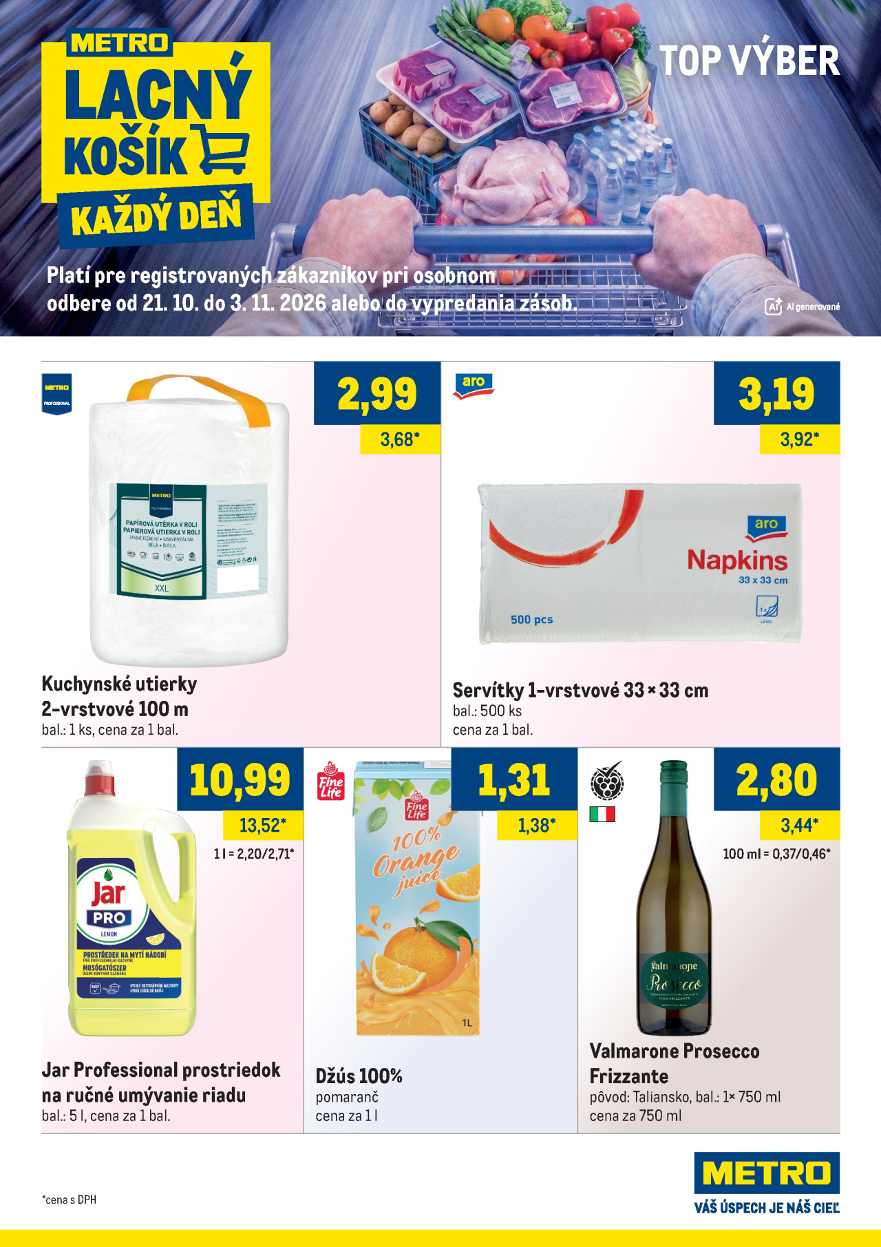 Metro leták - Top Výber