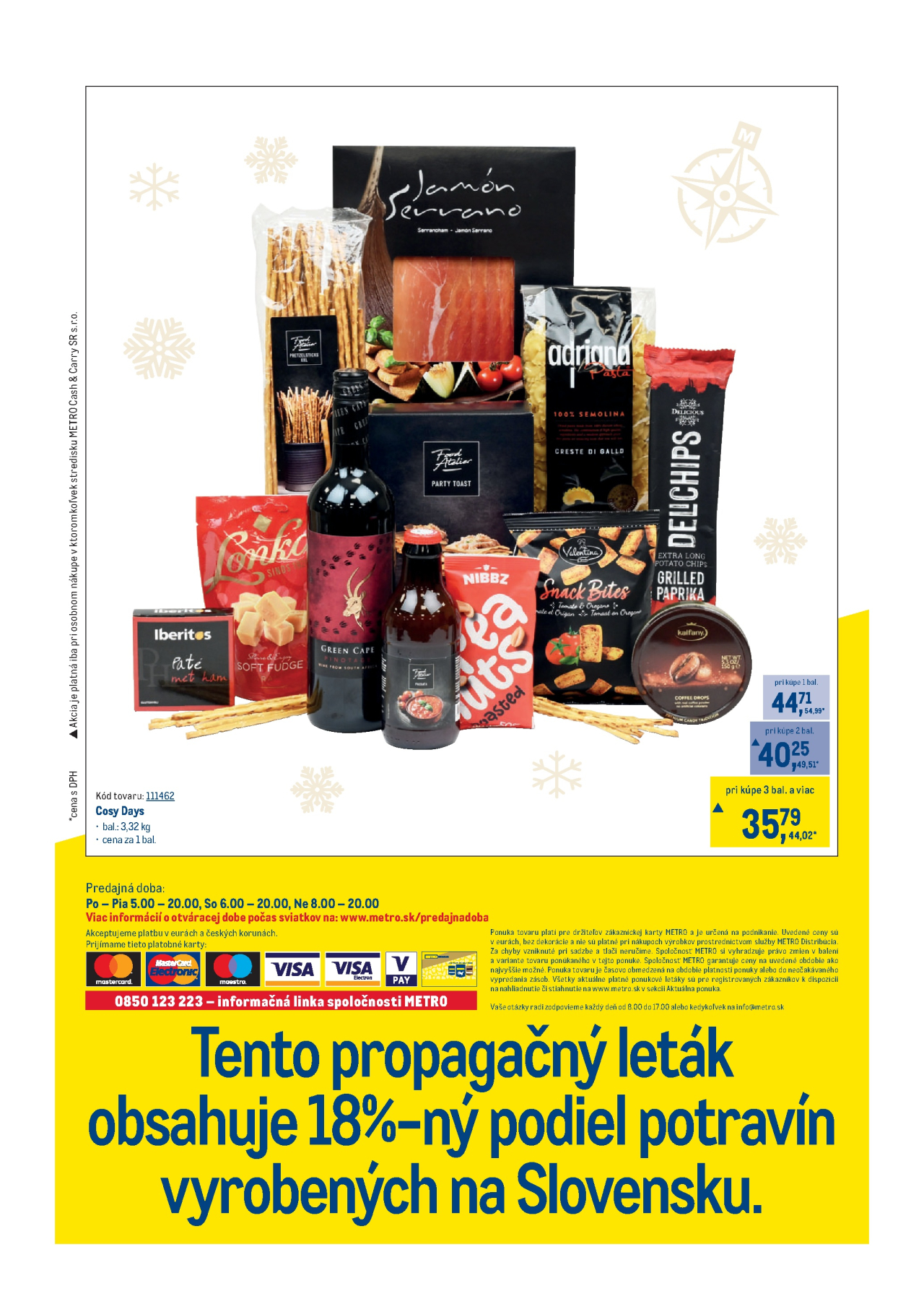 Metro leták - Mikulášské čokolady