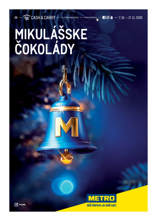 Metro leták - Mikulášské čokolady