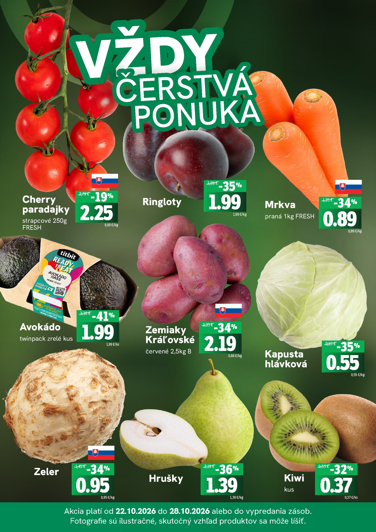 Fresh leták - Týždenná akcia