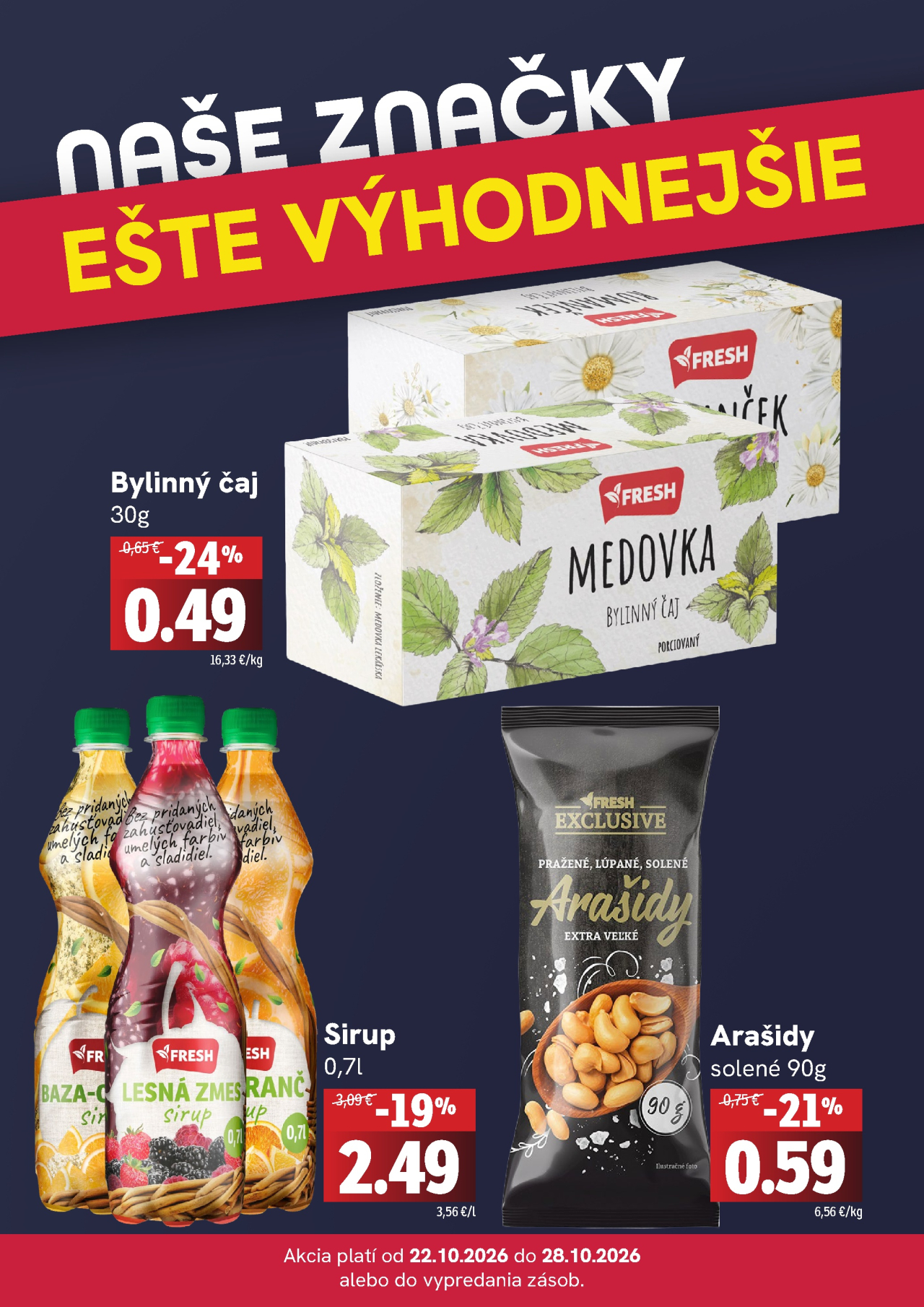 Fresh leták - Týždenná akcia