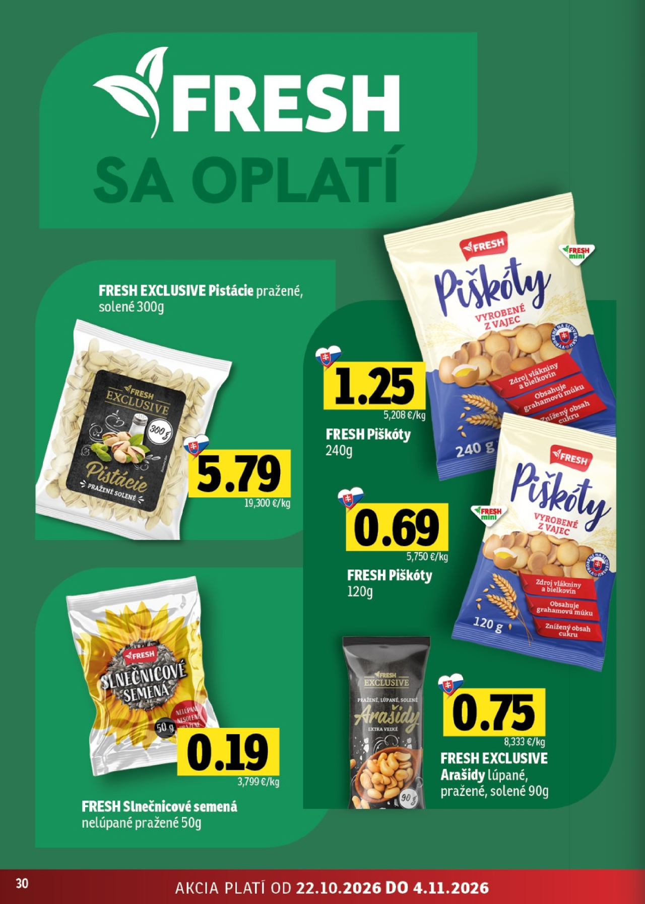 Fresh leták - Východné Slovensko