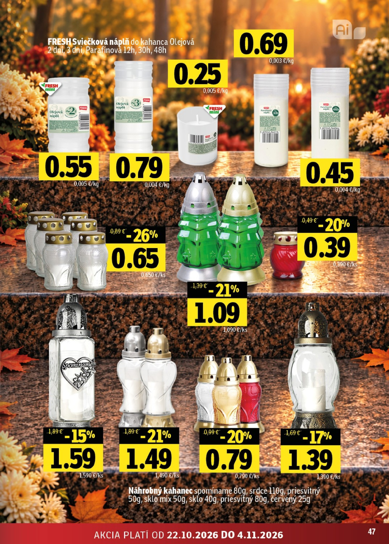 Fresh leták - Východné Slovensko