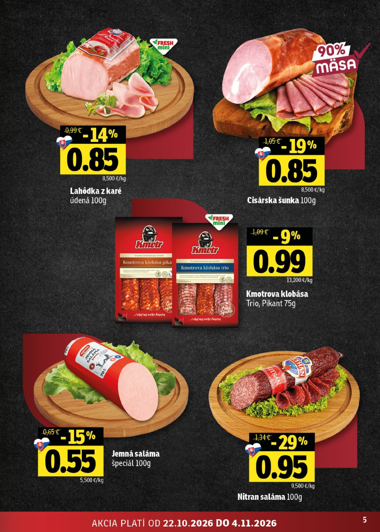 Fresh leták - Východné Slovensko