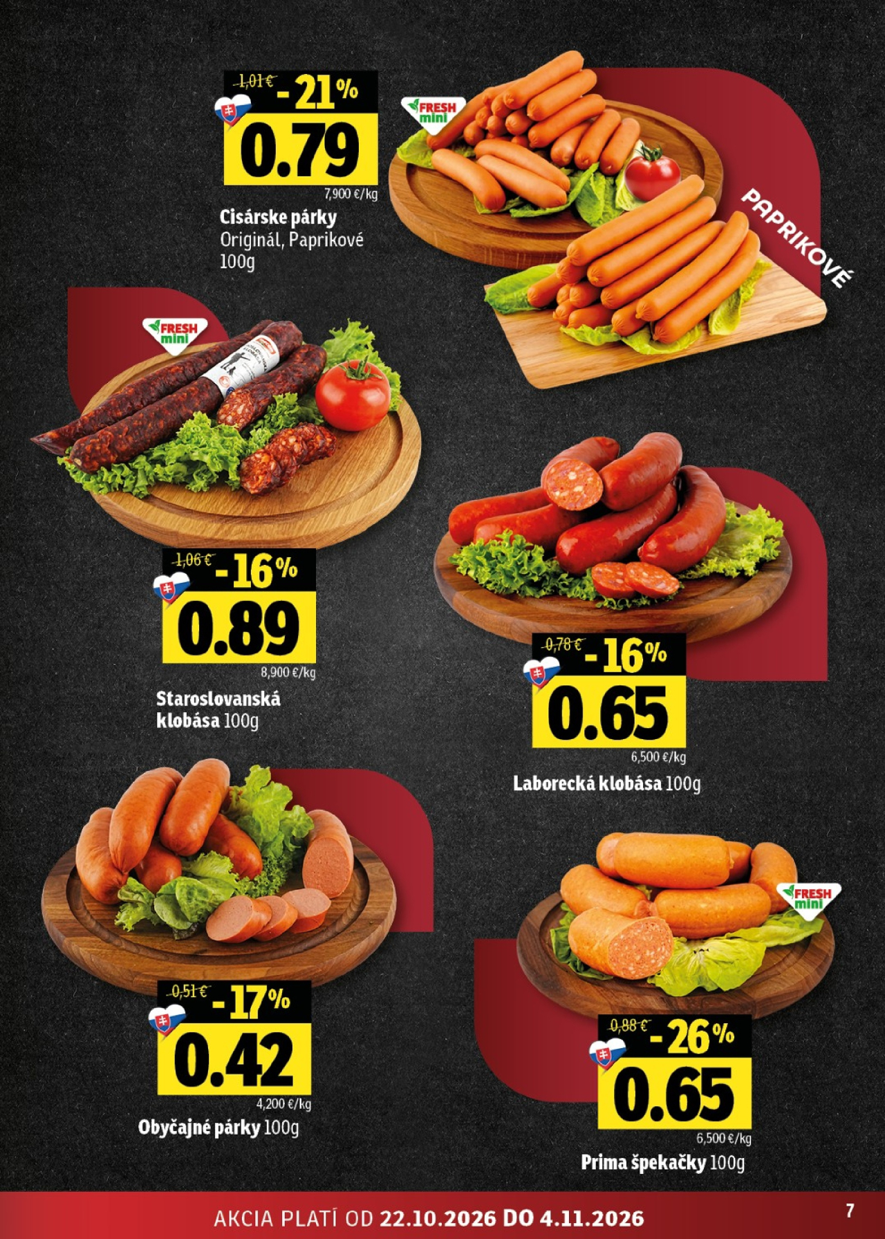 Fresh leták - Východné Slovensko