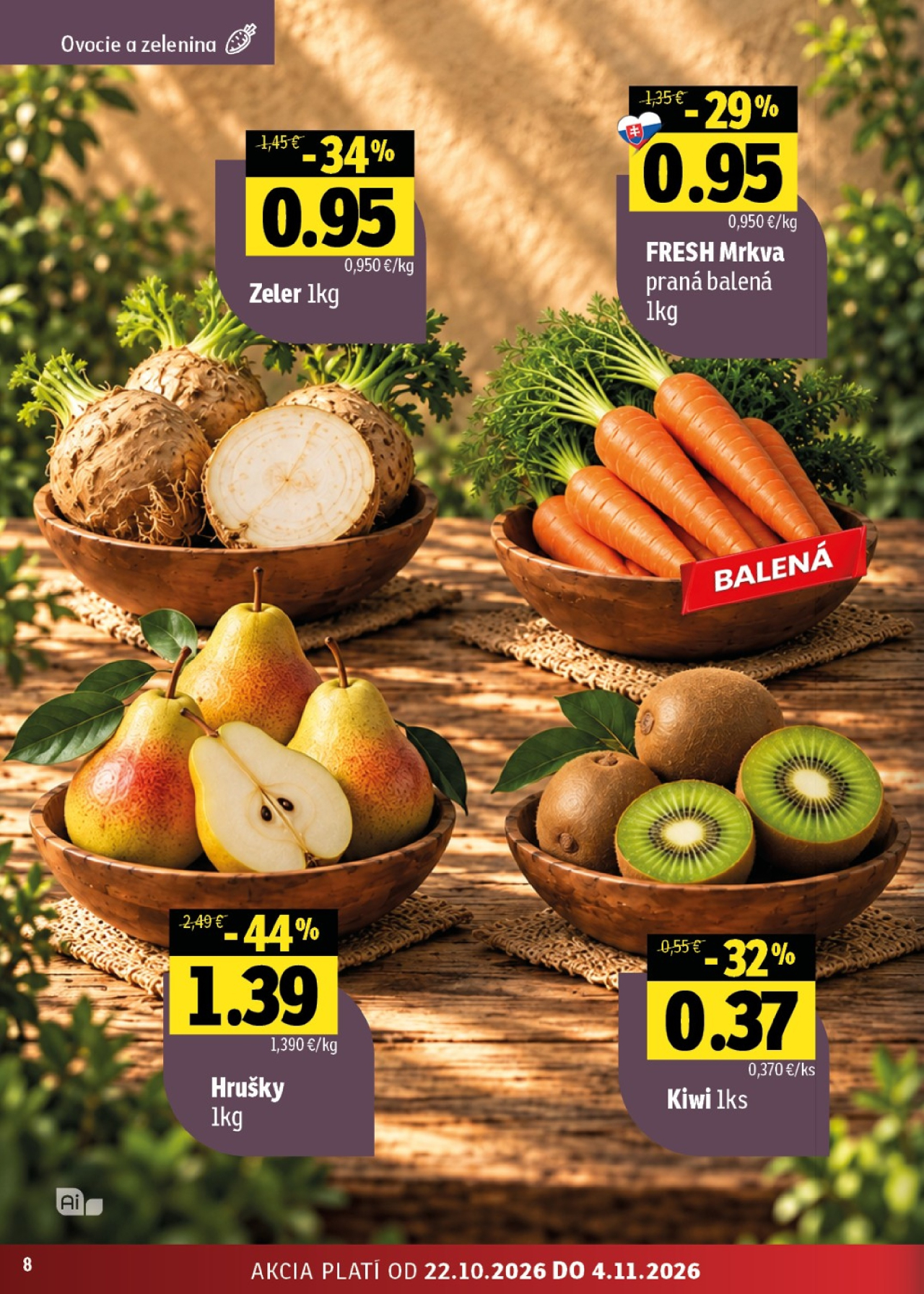 Fresh leták - Východné Slovensko