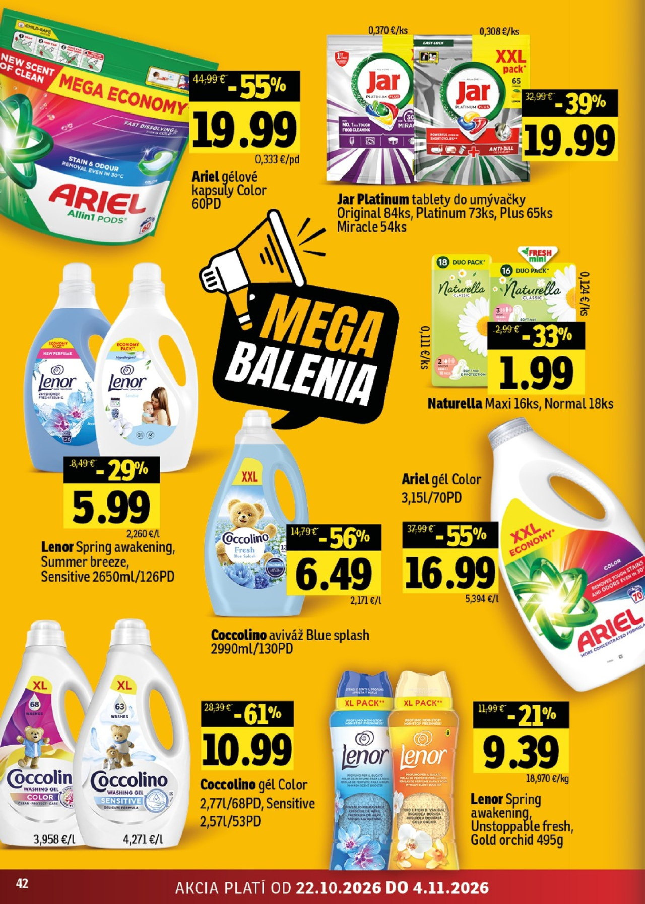 Fresh leták - Stredné a západné Slovensko
