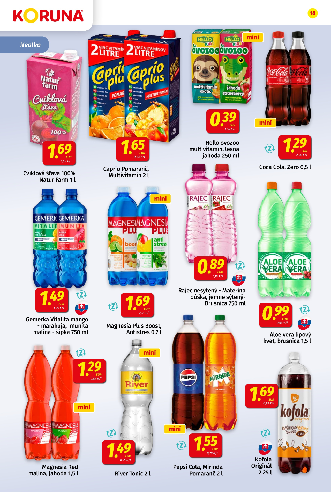 Koruna leták