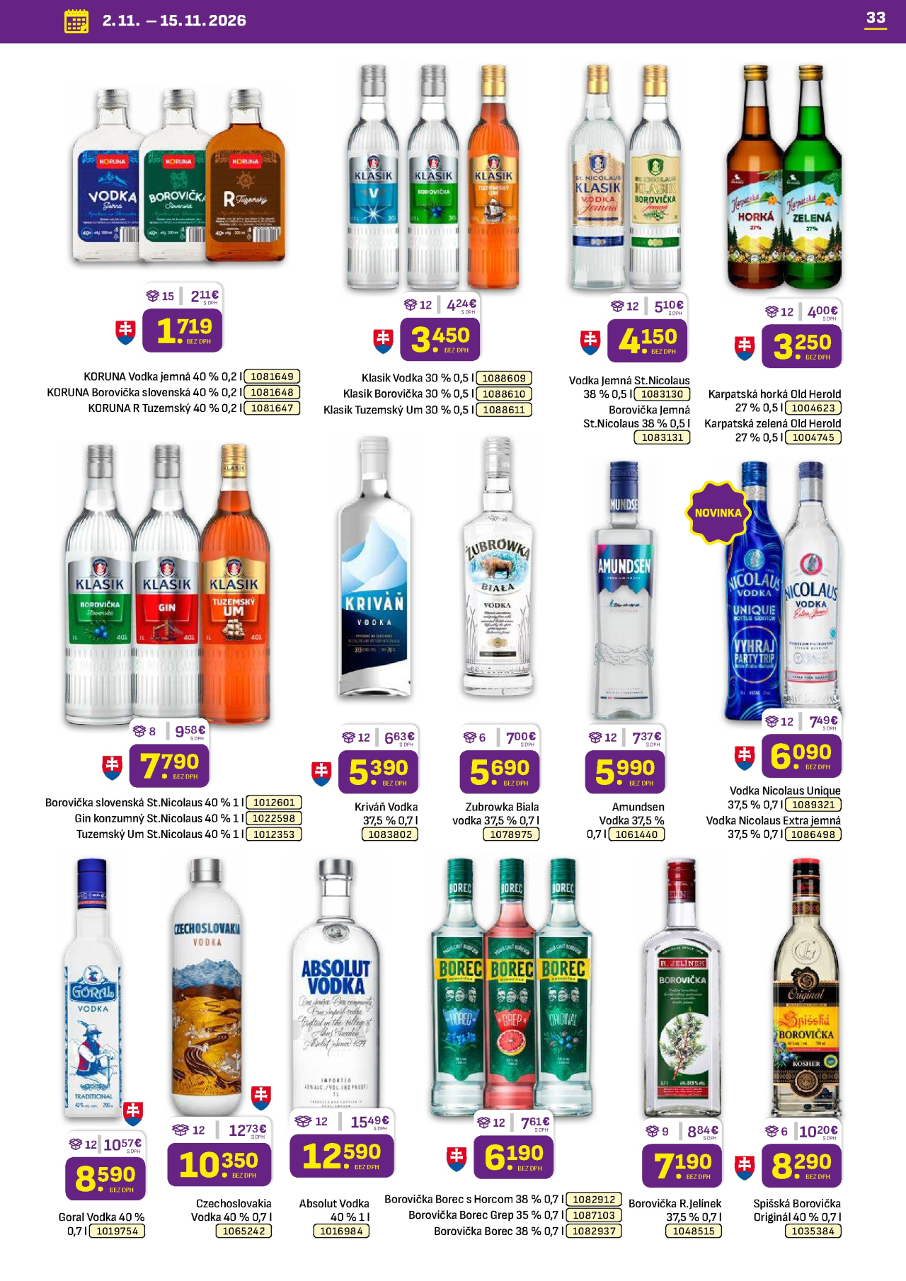 Libex leták - Akcia
