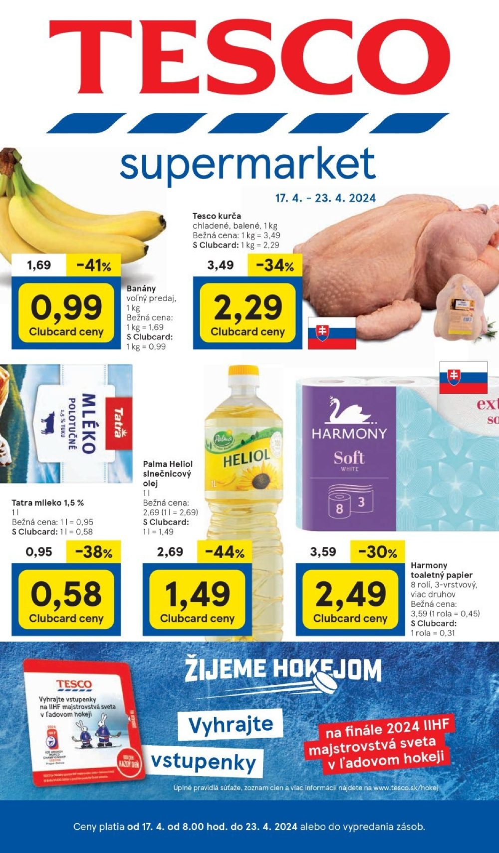 Leták Tesco leták - Supermarket, Slovensko - strana 1
