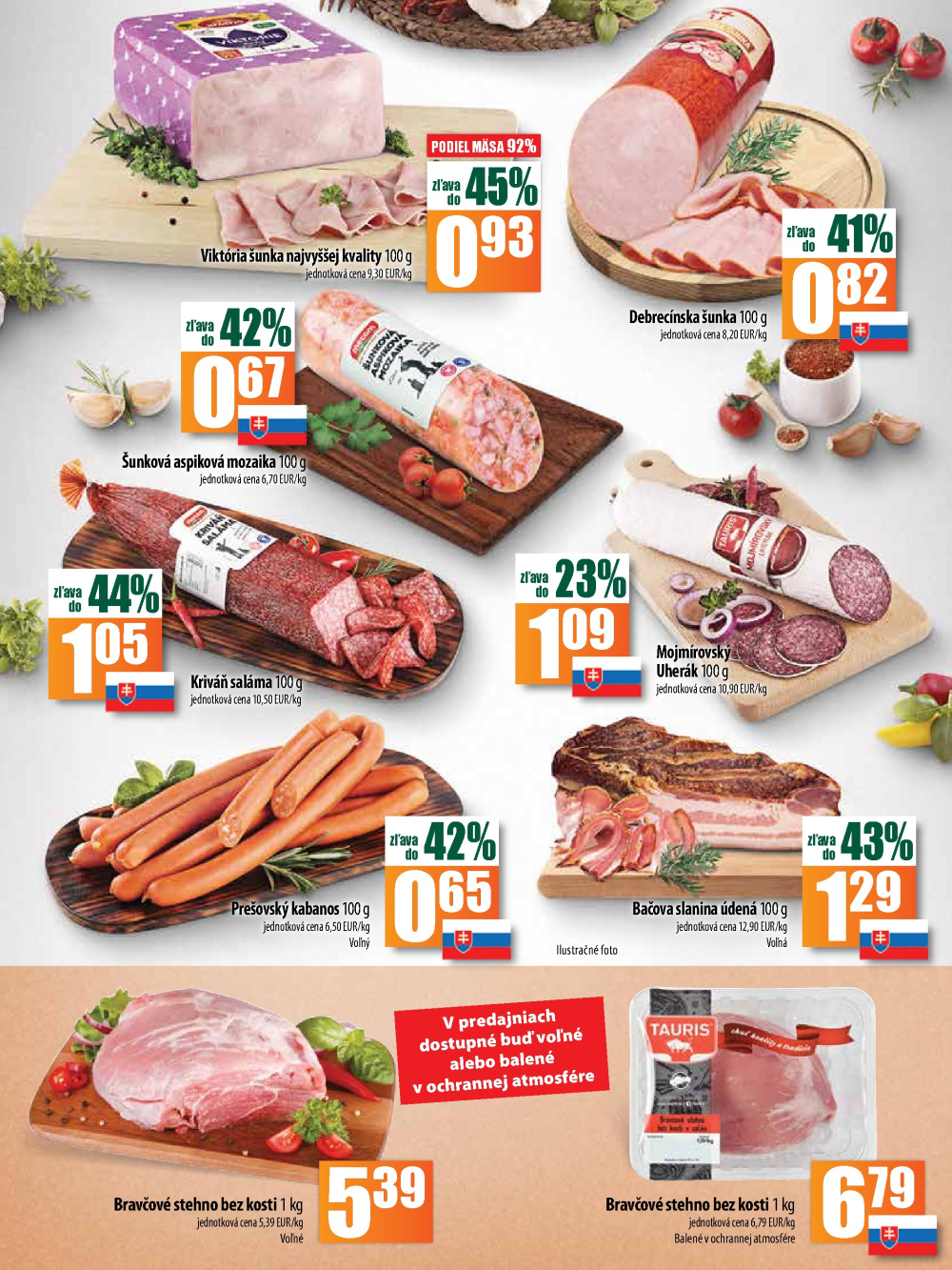 Leták Coop Jednota noviny - Supermarket, Slovensko - strana 2