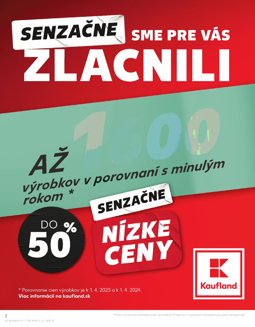 Leták Kaufland leták Čadca, Slovensko - strana 2