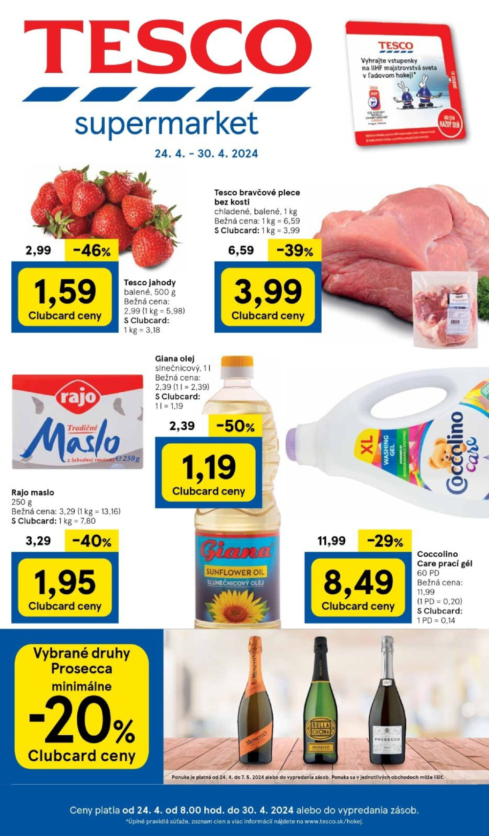 Leták Tesco leták - Supermarket, Slovensko - strana 1
