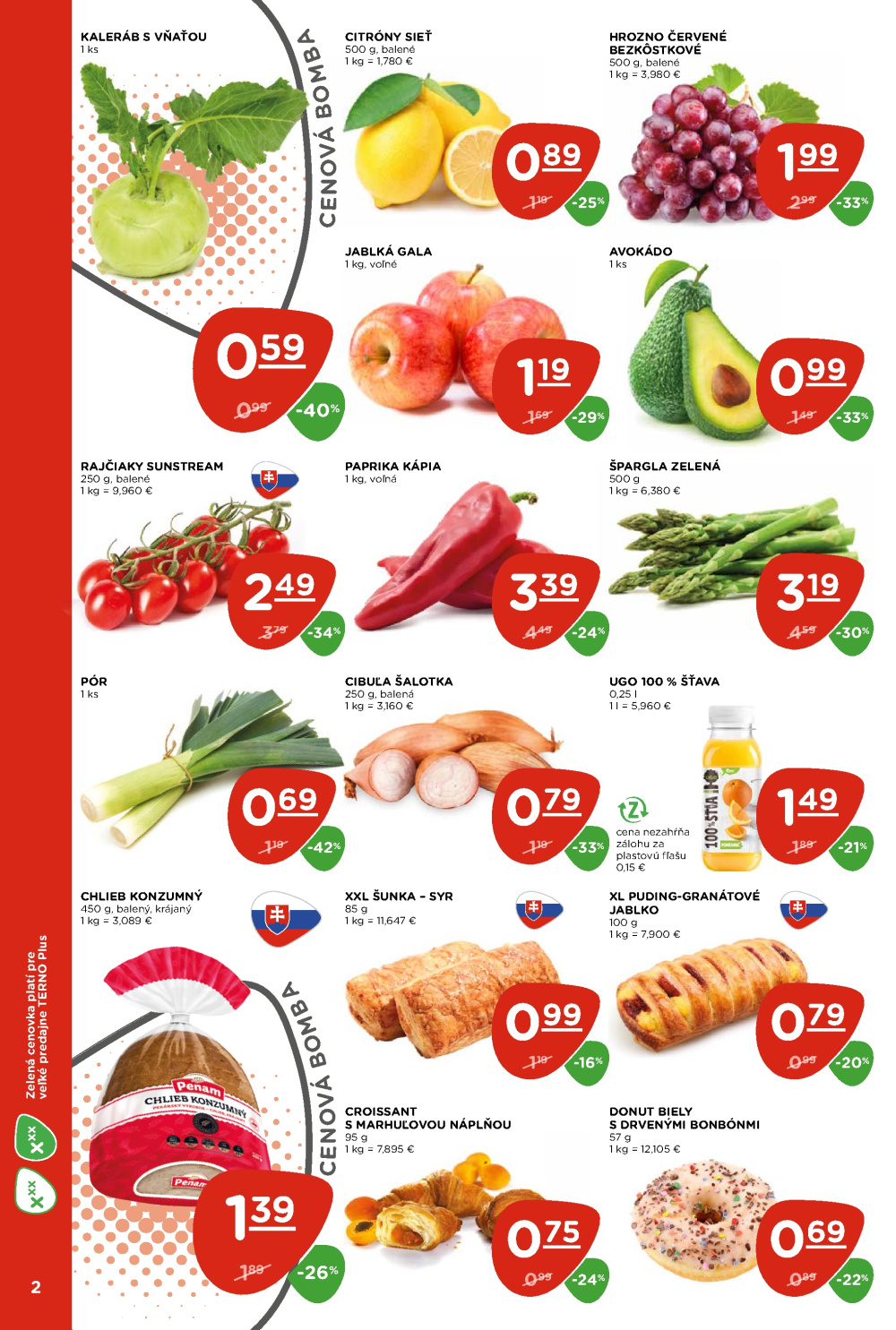 Leták KON - RAD aktuálny leták supermarkety, Slovensko - strana 2